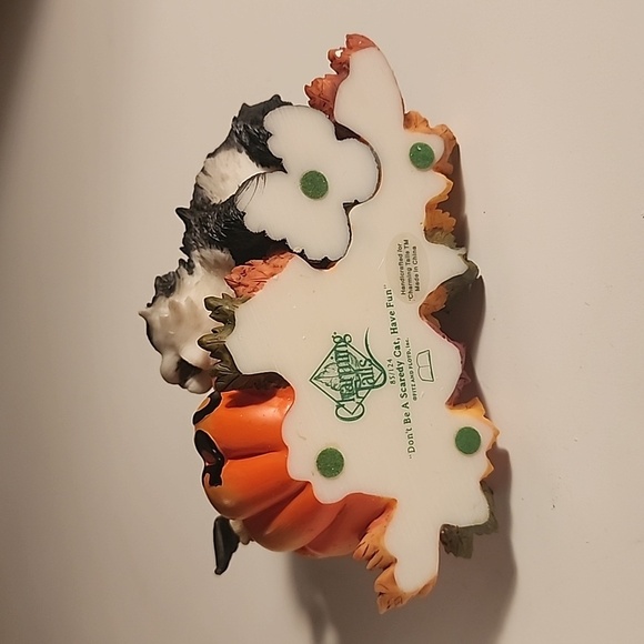 Charming Tails "Don't Be A Scaredy Cat Have Fun" 2007 Fitz & Floyd Halloween Fig - Picture 15 of 15